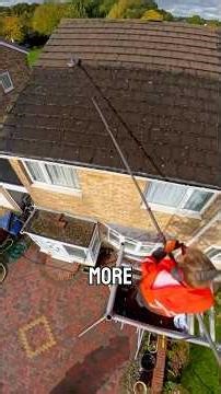 I pressure washed this house for free and it payed off #powerwashing