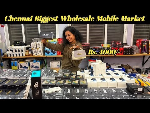 Chennai Biggest Wholesale Mobile Market |Rs.4000/-| Lowest Price | I Phone, Oppo X9, Nothing, iQOO