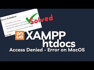 How to fix XAMPP access denied for user root '@' localhost?