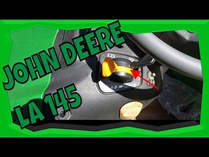 John Deere LA 145 Throttle/Choke Lever/Cable Replacement In 4K