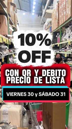 Descuentos en Mochilas: 10% con QR y Débito