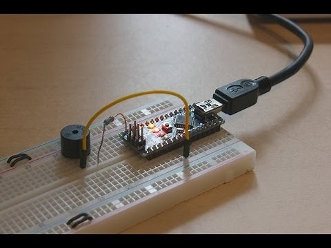 Super Mario theme song w/ piezo buzzer and Arduino