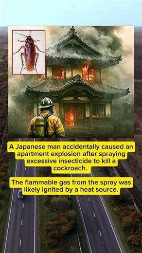 💥 An Apartment Explosion Triggered by… a Cockroach? Real Incident in Japan