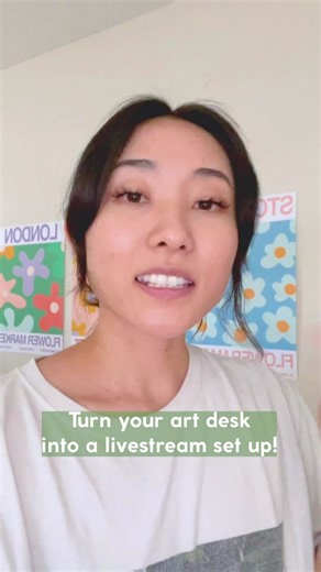 How to easily turn your art desk into a livestream set up! You can do ...