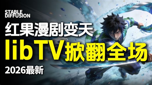 LibTV掀桌短剧圈！最新模型干掉导演！直接手撕漫剧圈（全流程教程制作）