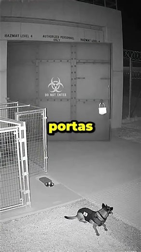 Este cão de guarda militar disse NÃO 💀 #shorts