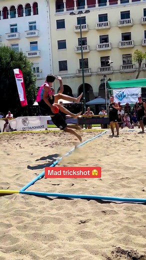 Incredible Beach Handball Trickshot Challenge