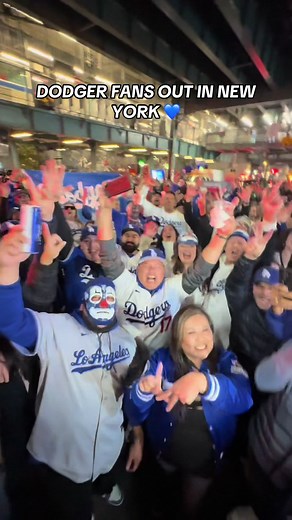 Dodger Fans Take Over New York with Pantone294!