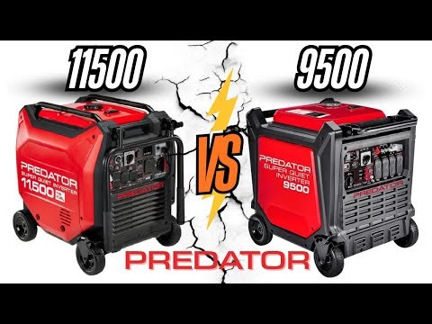 Harbor Freight Predator 9500 vs 11500 Inverter Generator - Lets Talk About What's Really Important.