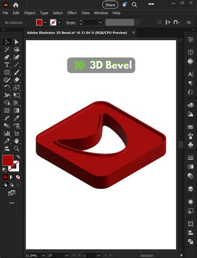 3D Bevel | Adobe illustrator | Tips and Tricks
