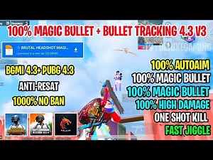 BGMI 4.3🔥MAGIC BULLET TRACKING AUTOHEADSHOT CONFIG FILE|HIGH DAMAGE FILE CONFIG BGMI,GL,4.3