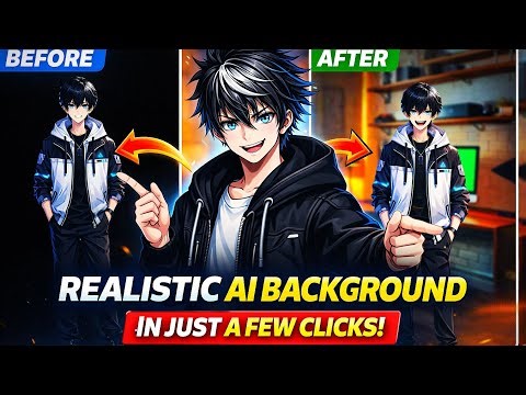 Add REALISTIC AI Background in Just Few Clicks 😱 (Easy Tutorial)