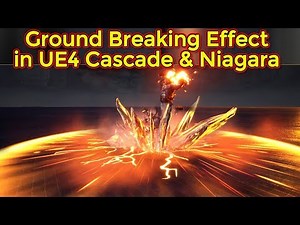 Ground Breaking Effect in UE4 Niagara and Cascade