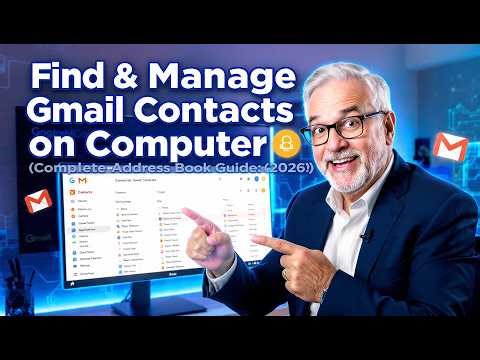 Find & Manage Gmail Contacts on Computer 💻 Complete Address Book Guide 2026