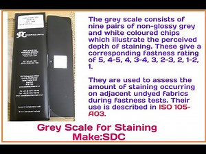 Working video of Grey Scale Staining