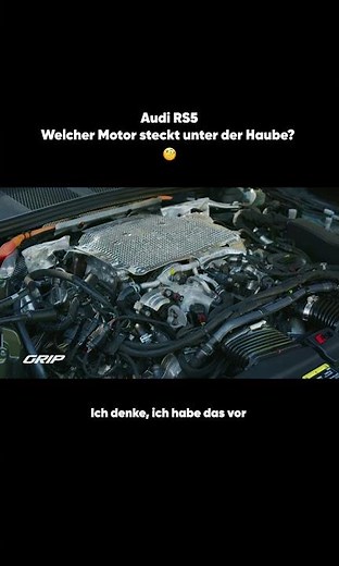 Welcher Motor steckt unter der Haube vom Audi RS5? 👀 | GRIP #shorts #new #702