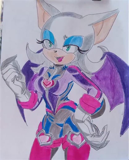 Christian de la Vallière on Instagram: "#rougethebatfanart #sonicfanart"