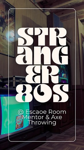 Something weird is happening in 1987… ️✨ A retro basement, missing...