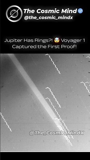 The First Photo of Jupiter’s Rings 🪐 | Voyager 1’s Historic Discovery