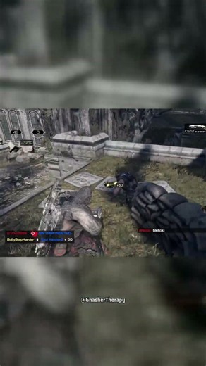HE WALKED RIGHT INTO IT | Gears of War: Reloaded #gearsofwar #gearsreloaded #gnasher #shorts