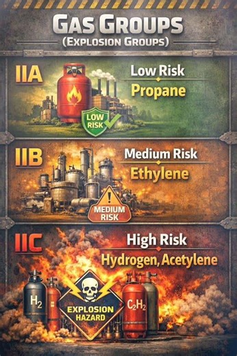 Gas Groups Explained (IIA, IIB, IIC) | Explosion Risk Classification | Safety Training