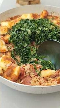 Arroz Carreteiro com Couve e Queijo Coalho 🤌🍖🥬🧀