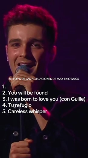 Top 5 Actuaciones de Max en OT2025