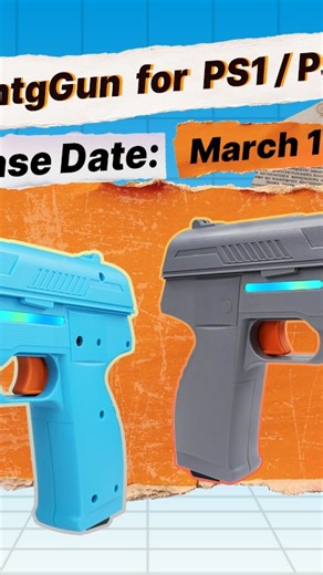 Intec-gaming on Instagram: "Time Breaker LightGun- Launching March 1, 2026 For To all veteran players of light gun gamesIntroducing the Timebreaker LightGun – the ultimate accessory for PS1/PS2 retro enthusiasts. designed for nostalgia, it works with modern TVs to bring back games like Time Crisis and Point Blank. Launching March 1, 2026. Don’t miss your chance to reload the fun. #gamingvideos #RetroGamingRevival #LightGunGaming #PS1#PS2 Click the link to learn more： https://intec-game.com/"