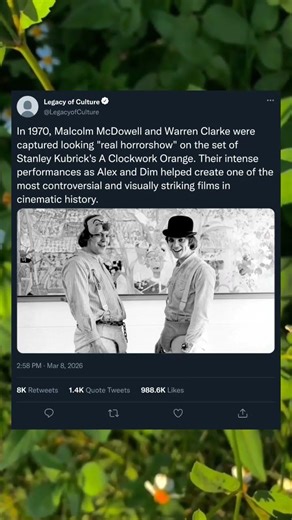 Inside Stanley Kubrick’s A Clockwork Orange Set#AClockworkOrange #StanleyKubrick #CultClassic #Film