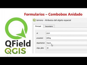 Create forms using nested comboboxes with QField for QGIS