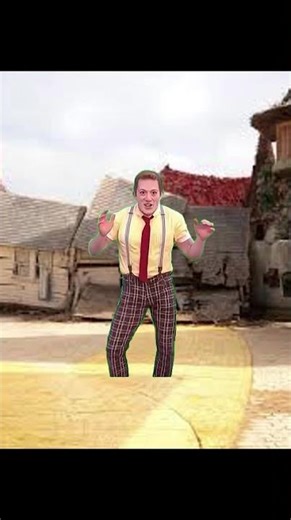 Boq when he finds out it's Nessa under the house #wicked #munchkin #musical