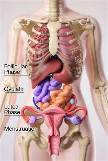 Period Cycle Explained | Female Reproductive System 3D