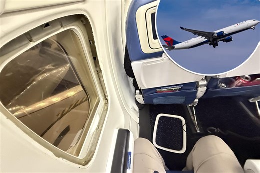 Passenger shocked when part of airplane window breaks off during rough landing: ‘This is a first’