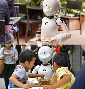 High-Tech Japanese Cafe Uses Robots Controlled by Paralyzed People to Serve Guests