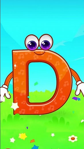 Letter D 🥰 | Tracing, Phonics Everything About Letter D Of The Alphabet 🐕🍩 #shorts