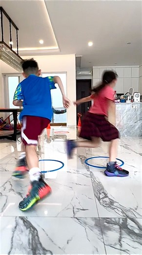 Eldrich Nate | ⚡ PARTNER AGILITY FLOW ⚡ Two players, one rhythm. Quick feet through the rings, fast footwork around the cones, explosive sprints, and... | Instagram