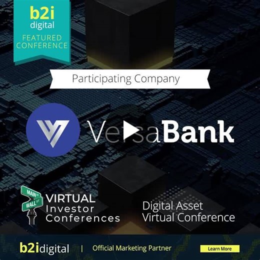 As Marketing Partner for the Digital Asset Virtual Investor Conference, B2i Digital is pleased to highlight VersaBank (Nasdaq: VBNK | TSX: VBNK), which will present on Tuesday, January 27, 2026 at… | David Shapiro