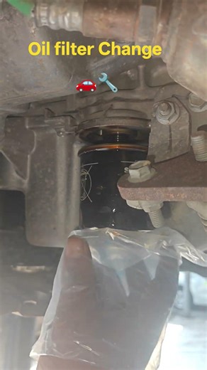 Oil filter Change 🚗⚙️😱