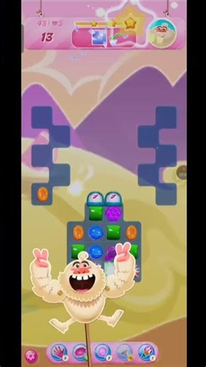 candy crush game part 43 । viral candy crush cream level 43 ।#shortvideo #gaming #gameplay