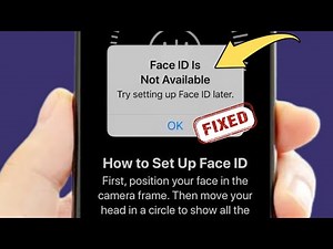 Face ID Is Not Available Try Setting Up Face ID Later iPhone | Face ID Is Not Working In iPhone