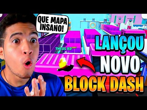 😱 BLOCK DASH FUTURISTA É INSANO 🤯 JOGUEI PELA 1° VEZ O MELHOR MAPA DO JOGO 🔥 VERSÃO 0.57
