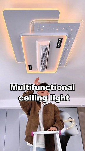 2.9K views · 12 reactions | A must-have leafless fan ceiling light for living room in 2025. #lamp #light #led #smarthome #lightingdecor #homedecor #lightingdesign #lampdesign #interiordesign #lampfactory #ledstriplights #ledstrips #diy #installation #designer #architect #architecture #instagood #home #atmosphere #aleadhome #aleadlighting | Alead Lighting | Facebook