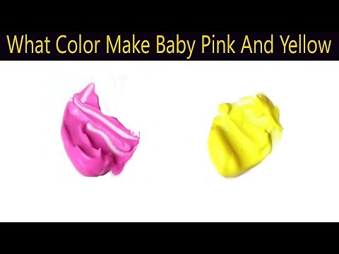 What Color Make Baby Pink And Yellow - Mixing Acrylic Colors