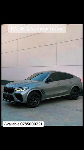 A BMW X6 M Competition 2026 model -high-performance luxury coupe SUV. -4.4L V-8 twin-turbo engine producing 617 horsepower, - capable of 0-60 mph in 3.7 seconds. Features: Standard features include an 8-speed automatic transmission, integrated navigation system, advanced driver-assistance systems like adaptive cruise control and lane centering, and a luxurious interior with a BMW Curved Display #BMWX6M#LuxuryLifestyle #creatorsearchinsights #ZimBusiness #zimfarmers