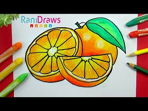 How to draw ORANGES - Step by step