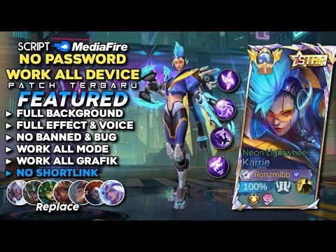 Script Skin Karrie Annual Starlight Neon Lightwheel No Password | Full Effect Voice - Patch Terbaru