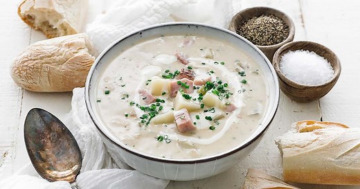 Homemade Ham and Potato Soup Recipe