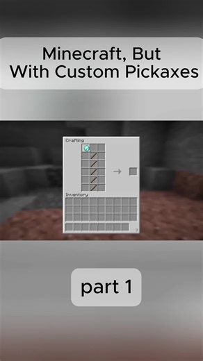 Minecraft Tutorial: Custom Pickaxes Guide