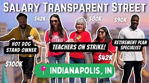 16K views · 243 reactions | How Much Do You Make? Indianapolis, IN | Salary Transparent Street | Facebook