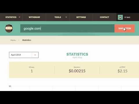Shorte.st tutorial - Shortening a link